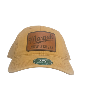 Margate Vintage Leather Patch Hat