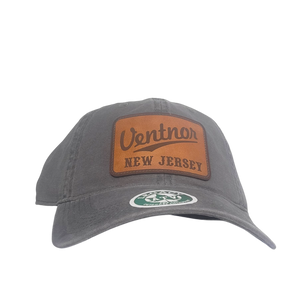 Ventnor Vintage Leather Patch Hat