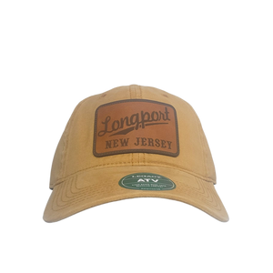 Longport Vintage Leather Patch Hat