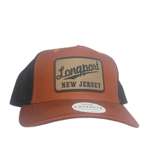 Load image into Gallery viewer, Longport Vintage Leather Patch Hat