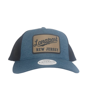 Longport Vintage Leather Patch Hat