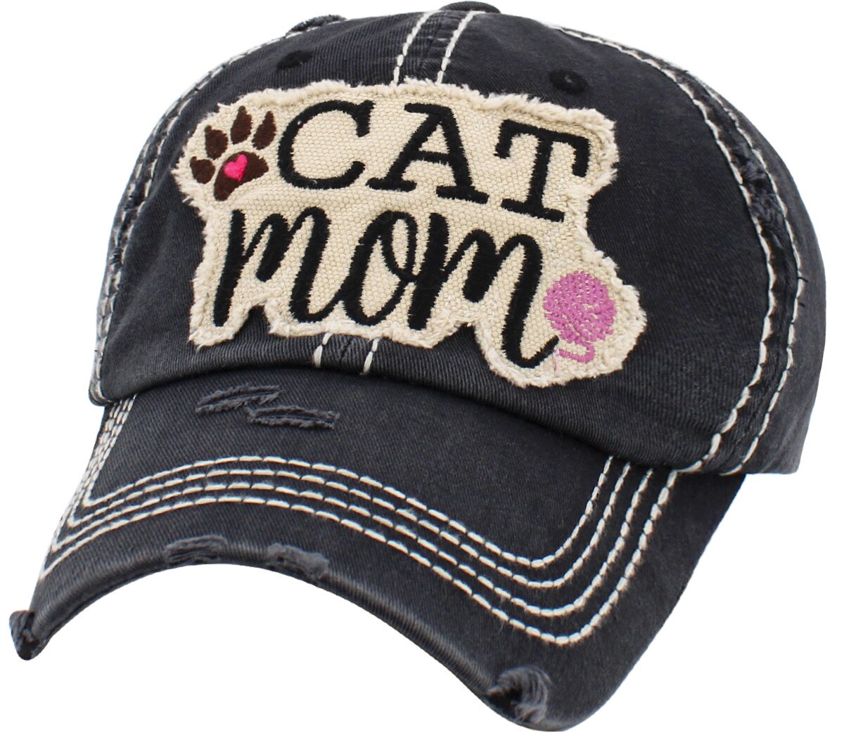 Cat Mom Patch Hat