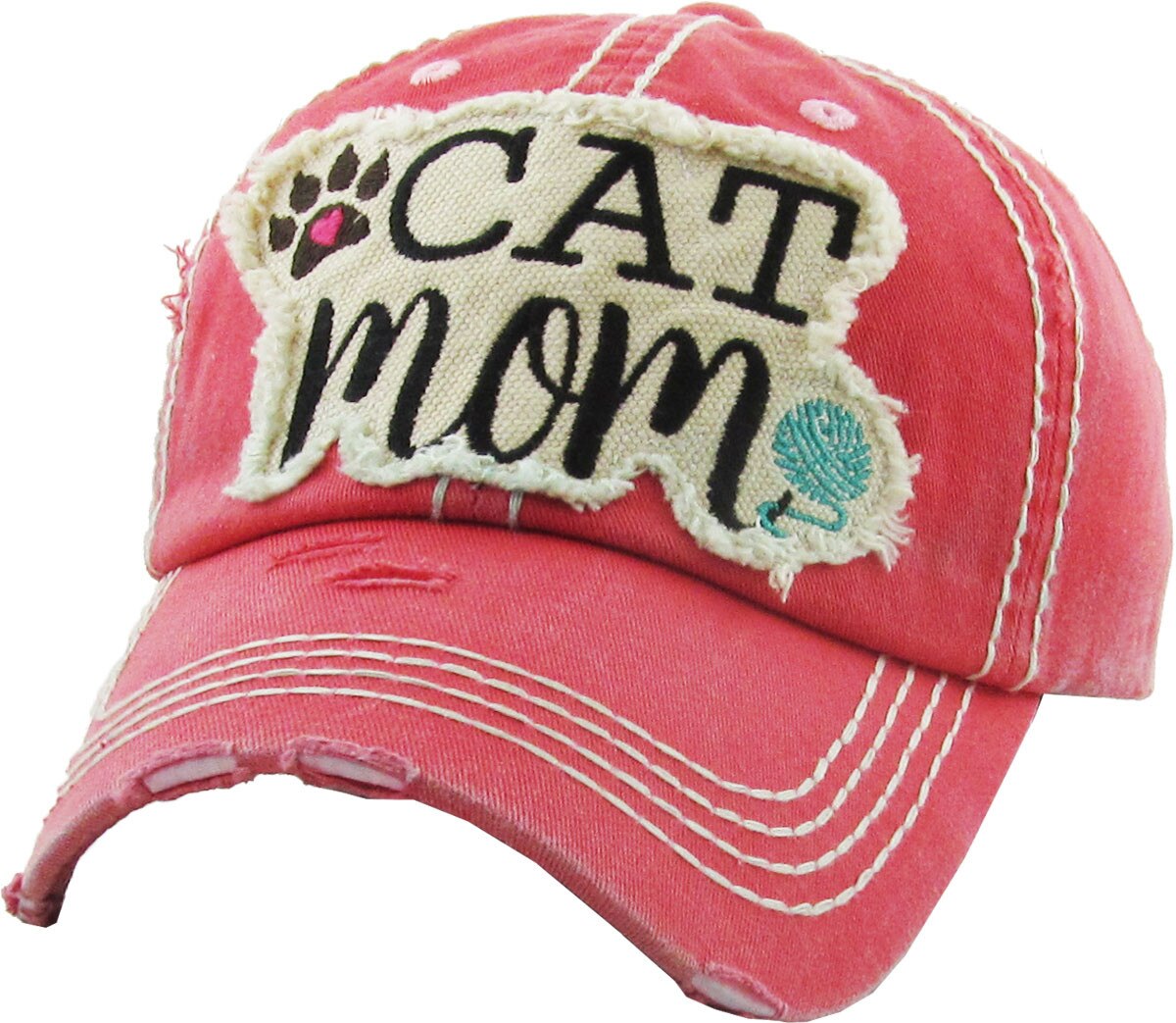 Cat Mom Patch Hat