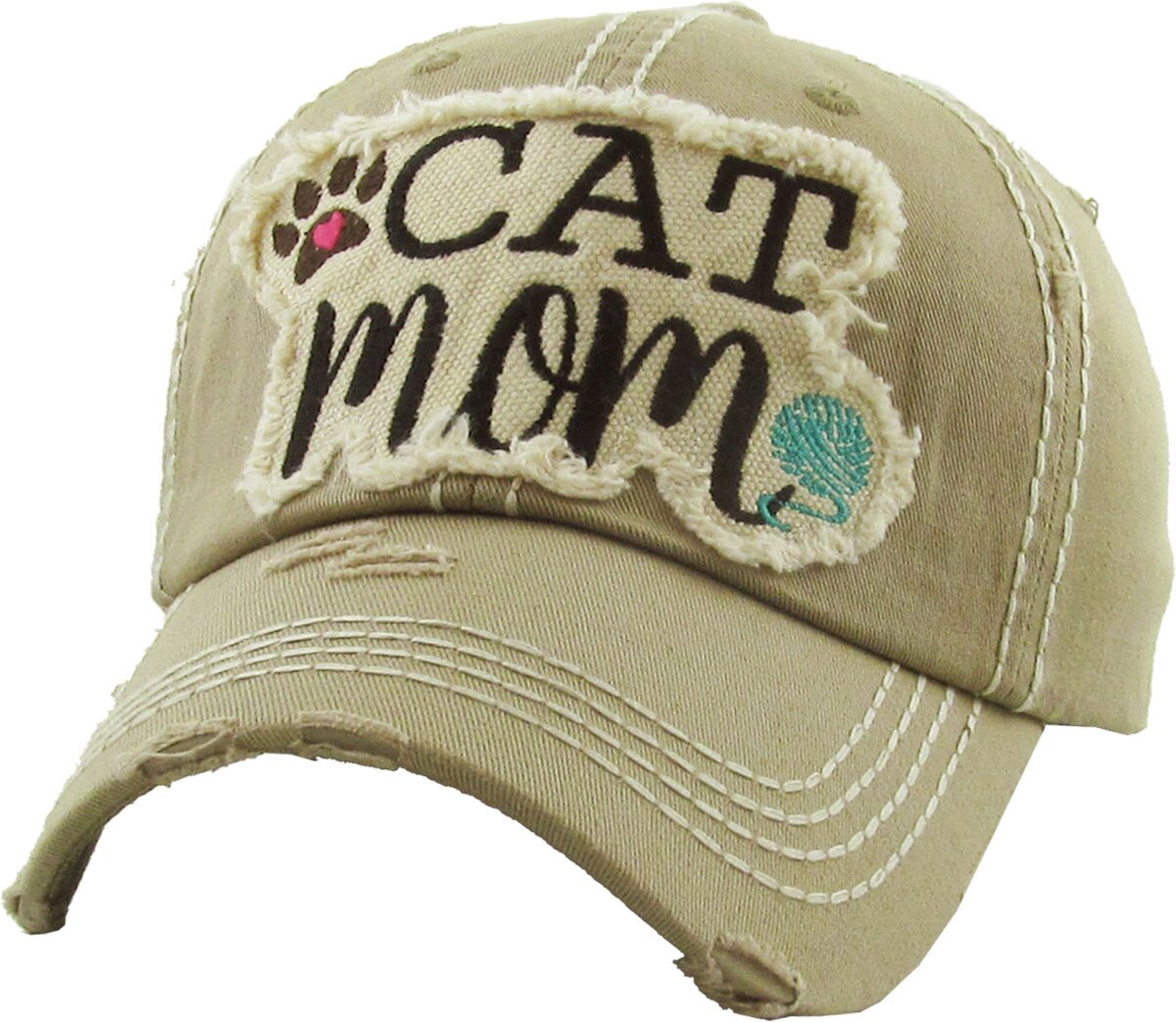 Cat Mom Patch Hat