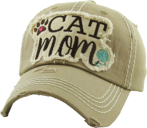 Cat Mom Patch Hat