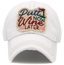 Load image into Gallery viewer, Putt Now Wine Later Hat